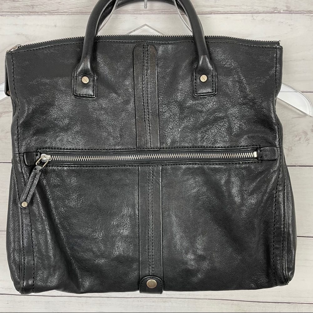 Banana Republic Leather/Cheetah Print Tote/Hobo
